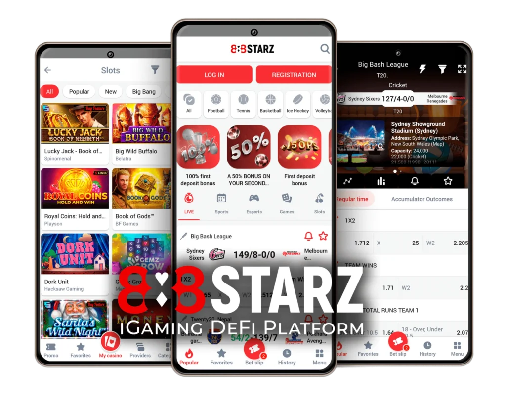 Download 888Starz APK for Android and install the official betting app with sports betting, live games, and casino features directly on your mobile device.